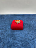 1 GRAM GOLD PLATING DIAMOND RING FOR MEN DESIGN A-389