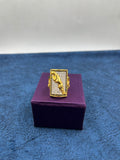 1 GRAM GOLD PLATING JAGUAR RING FOR MEN DESIGN A-394
