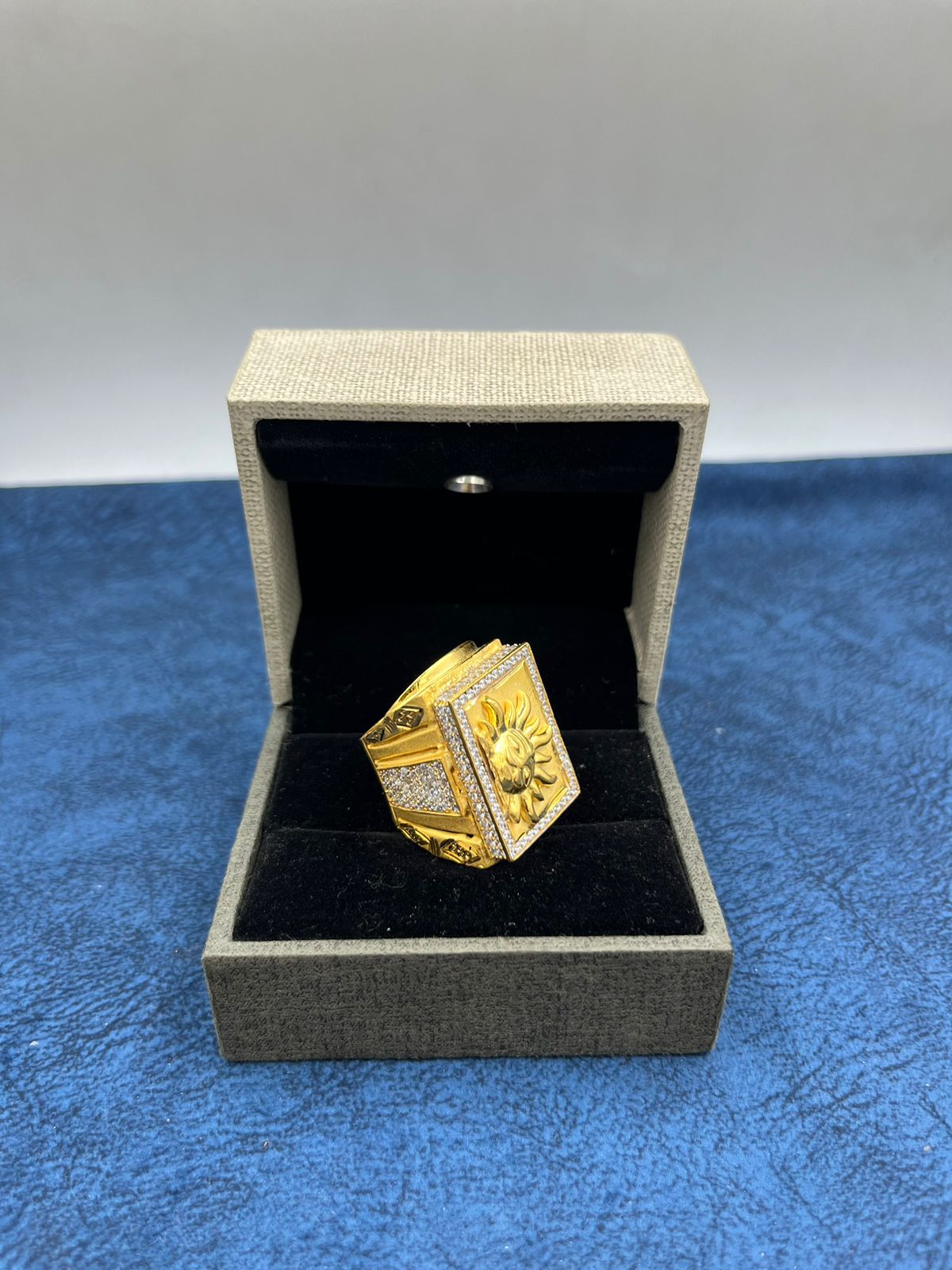 1 GRAM GOLD FORMING SURYA RING FOR MEN DESIGN A-423