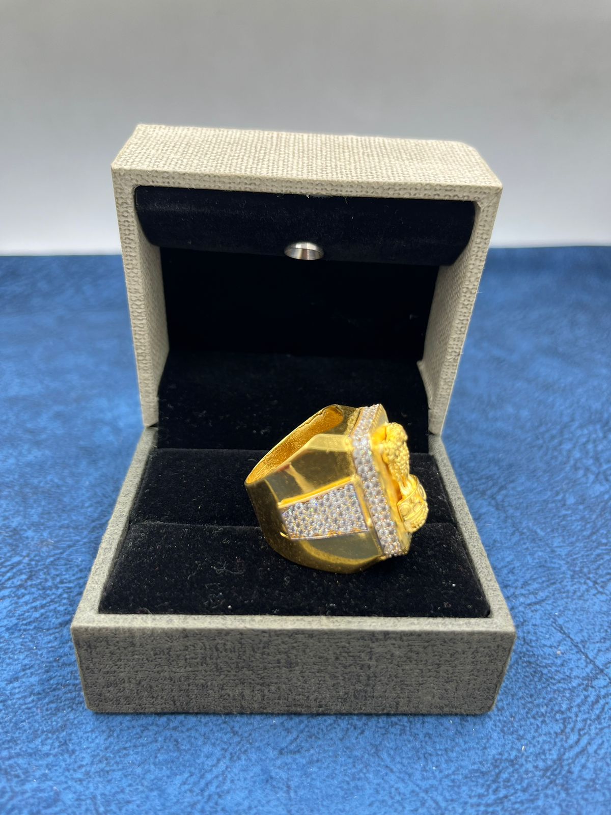 1 GRAMGOLD FORMING MUDRA RING FOR MEN DESIGN A-425