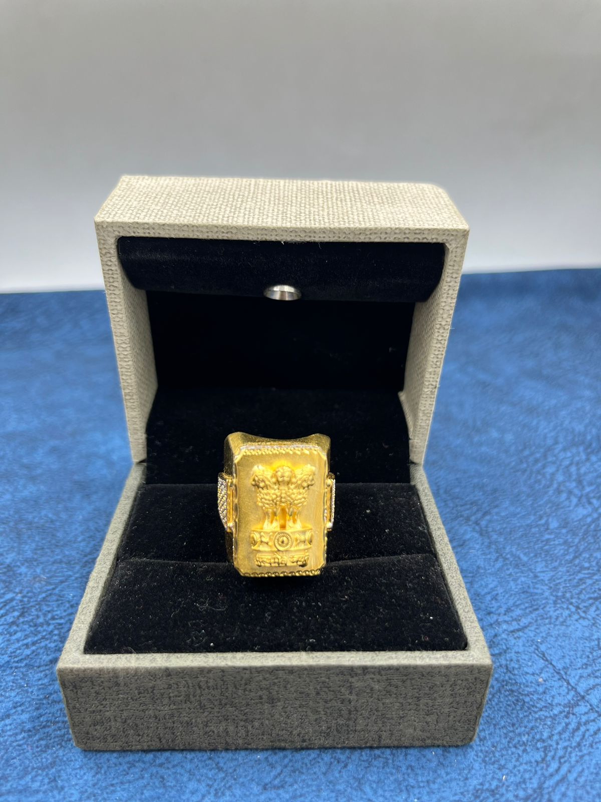 1 GRAMGOLD FORMING MUDRA RING FOR MEN DESIGN A-425