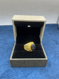 1 GRAM GOLD FORMING BLACK DIAMOND RING FOR MEN DESIGN A-433