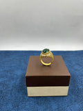 1 GRAM GOLD FORMING GREEN DIAMOND RING FOR MEN DESIGN A-444