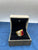 1 GRAM GOLD PLATING RED DIAMOND RING FOR MEN DESIGN A-457