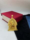1 GRAM GOLD FORMING GOD SHIVAY MURTI PENDANT FOR MEN DESIGN A-133