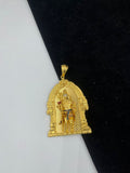 1 GRAM GOLD FORMING GOD SHIVAY MURTI PENDANT FOR MEN DESIGN A-133
