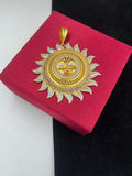 1 GRAM GOLD FORMING SURYA PENDANT FOR MEN DESIGN A-136