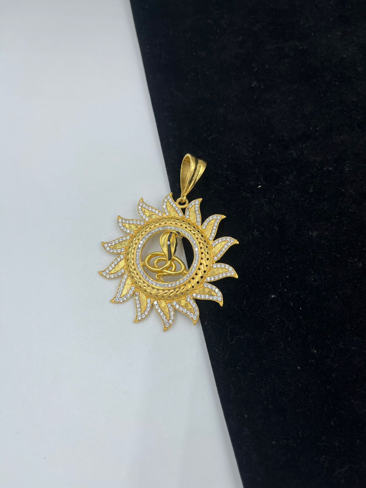 1 GRAM GOLD FORMING GOGA MAHARAJ PENDANT FOR MEN DESIGN A-138