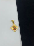 1 GRAM GOLD FORMING RADHA KRISHNA PENDANT FOR MEN DESIGN A-145