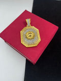 1 GRAM GOLD FORMING SURYA PENDANT FOR MEN DESIGN A-168