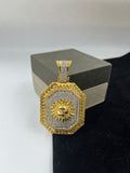 1 GRAM GOLD FORMING SURYA PENDANT FOR MEN DESIGN A-168