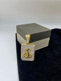 1 GRAM GOLD FORMING DIAMOND PENDANT WITH GOGA DESIGNA A-176
