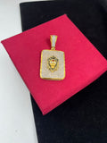 1 GRAM GOLD FORMING DIAMOND PENDANT WITH LION DESIGN A-177
