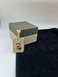 1 GRAM GOLD FORMING DIAMOND PENDANT WITH KANUDA DESIGN A-178