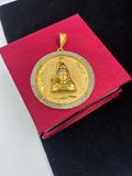 1 GRAM GOLD FORMING MAHADEV PENDANT FOR MEN DESIGN A-186