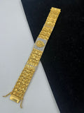1 GRAM GOLD FORMING LION BRACELET FOR MEN DESIGN A-110