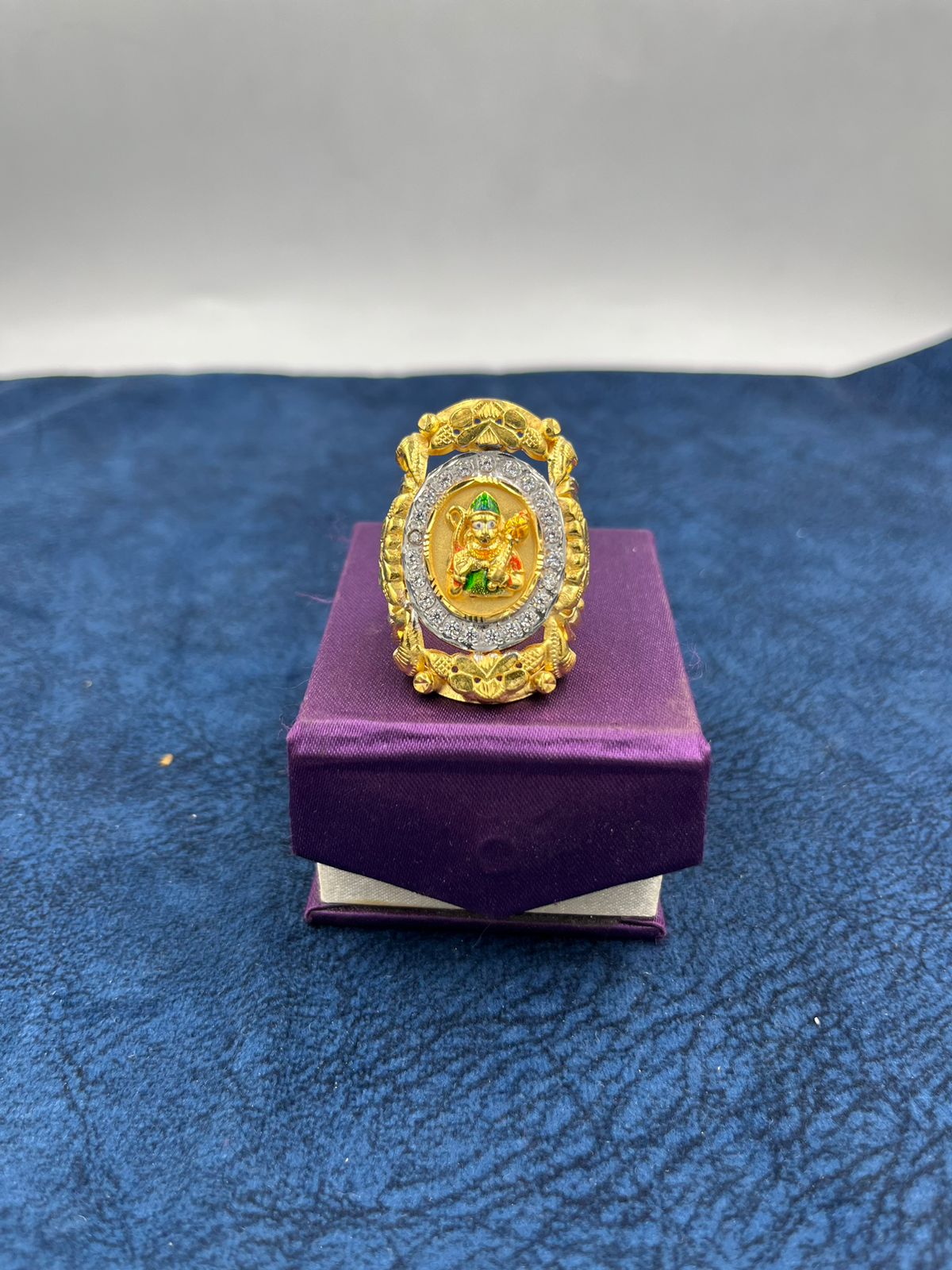 Aadhyathmika Aimpon Panchalogam Bhaktha Anjaneya Ring Panchaloha Baktha Hanuman  Ring (5 Metals Panchadhatu) - A4828 - Aadhyathmika Kendra Chennai