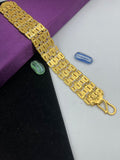 1 GRAM GOLD FORMING 4 LINE NAWABI BRACELET FOR MEN DESIGN A-127