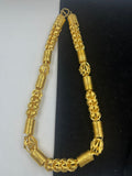 1 GRAM GOLD FORMING SPRING BHUNGLI HEAVY LOOK CHAIN FOR MEN DESIGN A-274