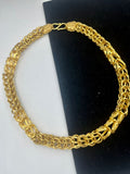 1 GRAM GOLD FORMING HEAVY LOOK BHUNGLI CHAIN FOR MEN DESIGN A-277