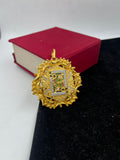 1 GRAM GOLD FORMING BADSHAH PENDANT FOR MEN DESIGN A-196