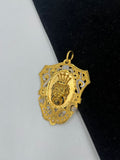 1 GRAM GOLD FORMING CROWN LION PENDANT FOR MEN DESIGN A-199