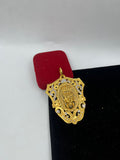 1 GRAM GOLD FORMING CROWN LION PENDANT FOR MEN DESIGN A-199