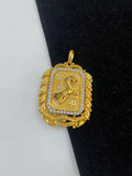 1 GRAM GOLD FORMING RAJWADI HOURSE PENDANT FOR MEN DESIGN A-202