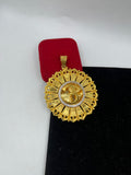 1 GRAM GOLD FORMING RAJWADI PENDANT FOR MEN DESIGN A-210