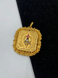 1 GRAM GOLD FORMING TRISHUL RAJWADI PENDANT FOR MEN DESIGN A-211