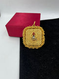 1 GRAM GOLD FORMING TRISHUL RAJWADI PENDANT FOR MEN DESIGN A-211