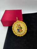 1 GRAM GOLD FORMING RADHA KRISHNA PENDANT FOR MEN DESIGN A-215