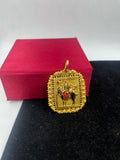 1 GRAM GOLD FORMING MELDI MAA RAJWADI PENDANT FOR MEN DESIGN A-218