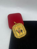 1 GRAM GOLD FORMING MELDI MAA RAJWADI PENDANT FOR MEN DESIGN A-218