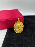 1 GRAM GOLD FORMING OM (AUM) RAJWADI PENDANT FOR MEN DESIGN A-222