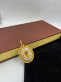 1 GRAM GOLD FORMING MUDRA RAJWADI PENDANT FOR MEN DESIGN A-232