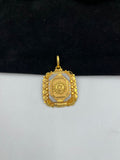 1 GRAM GOLD FORMING SURYA RAJWADI PENDANT FOR MEN DESIGN A-233