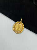 1 GRAM GOLD FORMING LION RAJWADI PENDANT FOR MEN DESIGN A-234