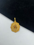 1 GRAM GOLD FORMING MAA BHAVANI (AMBE) RAJWADI PENDANT FOR MEN DESIGN A-236