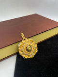 1 GRAM GOLD FORMING LION FACE RAJWADI PENDANT FOR MEN DESIGN A-238