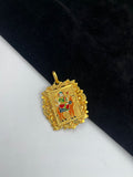 1 GRAM GOLD FORMING MOMAI MAA RAJWADI PENDANT FOR MEN DESIGN A-239
