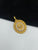 1 GRAM GOLD FORMING OM (AUM) RAJWADI PENDANT FOR MEN DESIGN A-247