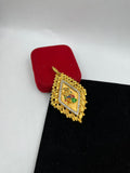 1 GRAM GOLD FORMING RADHA KRISHNA RAJWADI PENDANT FOR MEN DESIGN A-253