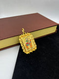 1 GRAM GOLD FORMING MOMAI MAA RAJWADI PENDANT FOR MEN DESIGN A-257