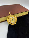 1 GRAM GOLD FORMING AKKA RAJWADI PENDANT FOR MEN DESIGN A-259