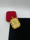 1 GRAM GOLD FORMING BADSHAH RAJWADI PENDANT FOR MEN DESIGN A-263