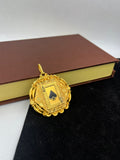 1 GRAM GOLD FORMING AKKA RAJWADI PENDANT FOR MEN DESIGN A-264