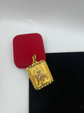 1 GRAM GOLD FORMING MAA AMBE RAJWADI PENDANT FOR MEN DESIGN A-270