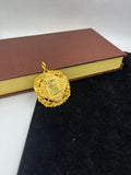 1 GRAM GOLD FORMING BADSHAH RAJWADI PENDANT FOR MEN DESIGN A-271