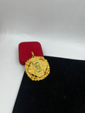1 GRAM GOLD FORMING BADSHAH RAJWADI PENDANT FOR MEN DESIGN A-271
